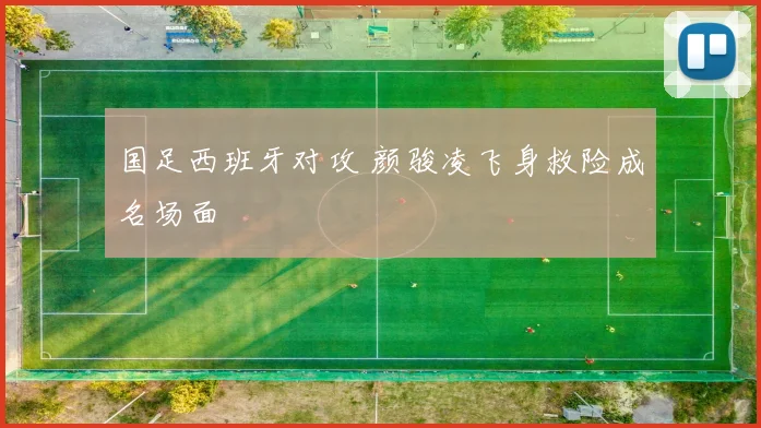 国足西班牙对攻 颜骏凌飞身救险成名场面
